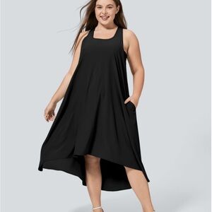 Black Sleeveless Dress w/Built in Bra